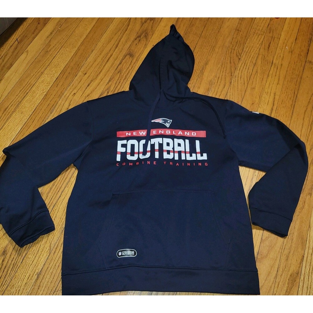 New England Patriots NFL Combine Training New Era Pullover Hoodie Sz Medium